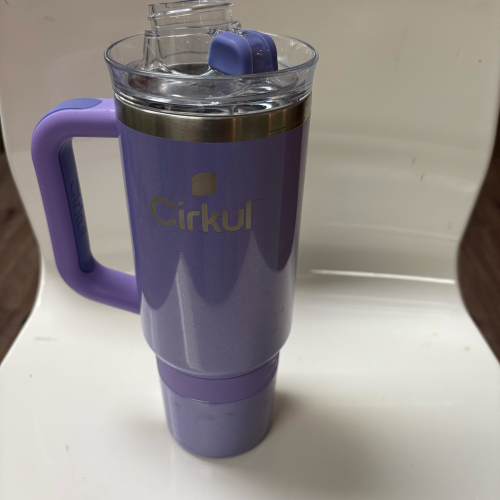 Cirkul 40oz All-Day StrawSip Stainless Steel Tumbler Purple